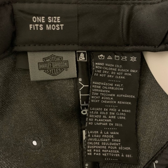 Harley-Davidson® Mens Triangle HD 9FIFTY Adjustable Baseball Cap-NWT - Picture 6 of 7